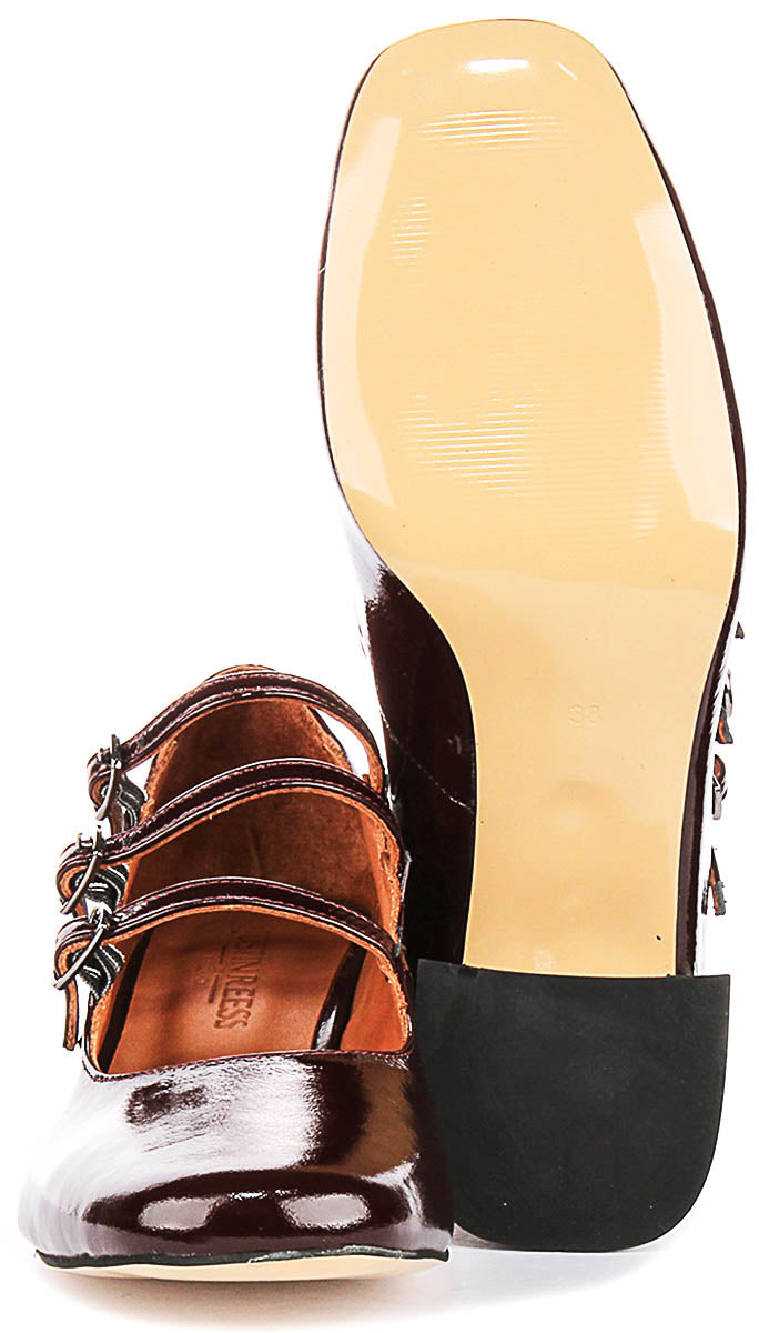 Justinreess England Kate 2 In Red Patent For Women