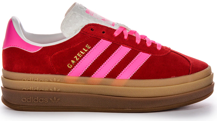 Adidas Gazelle Bold W In Red Pink For Women