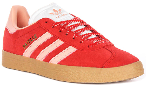 Adidas Gazelle W In Red Pink for Women