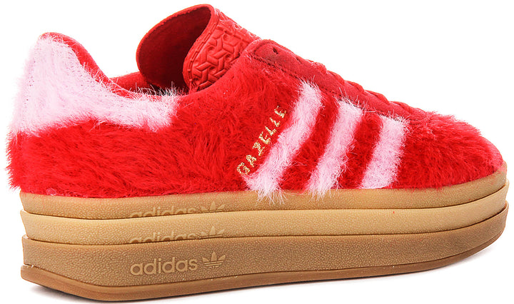 Adidas Gazelle Bold W In Red Pink For Women