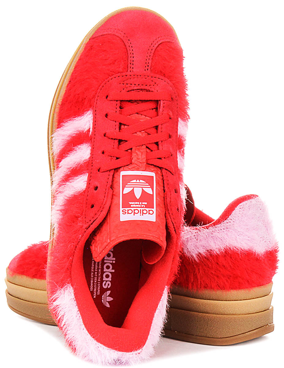 Adidas Gazelle Bold W In Red Pink For Women