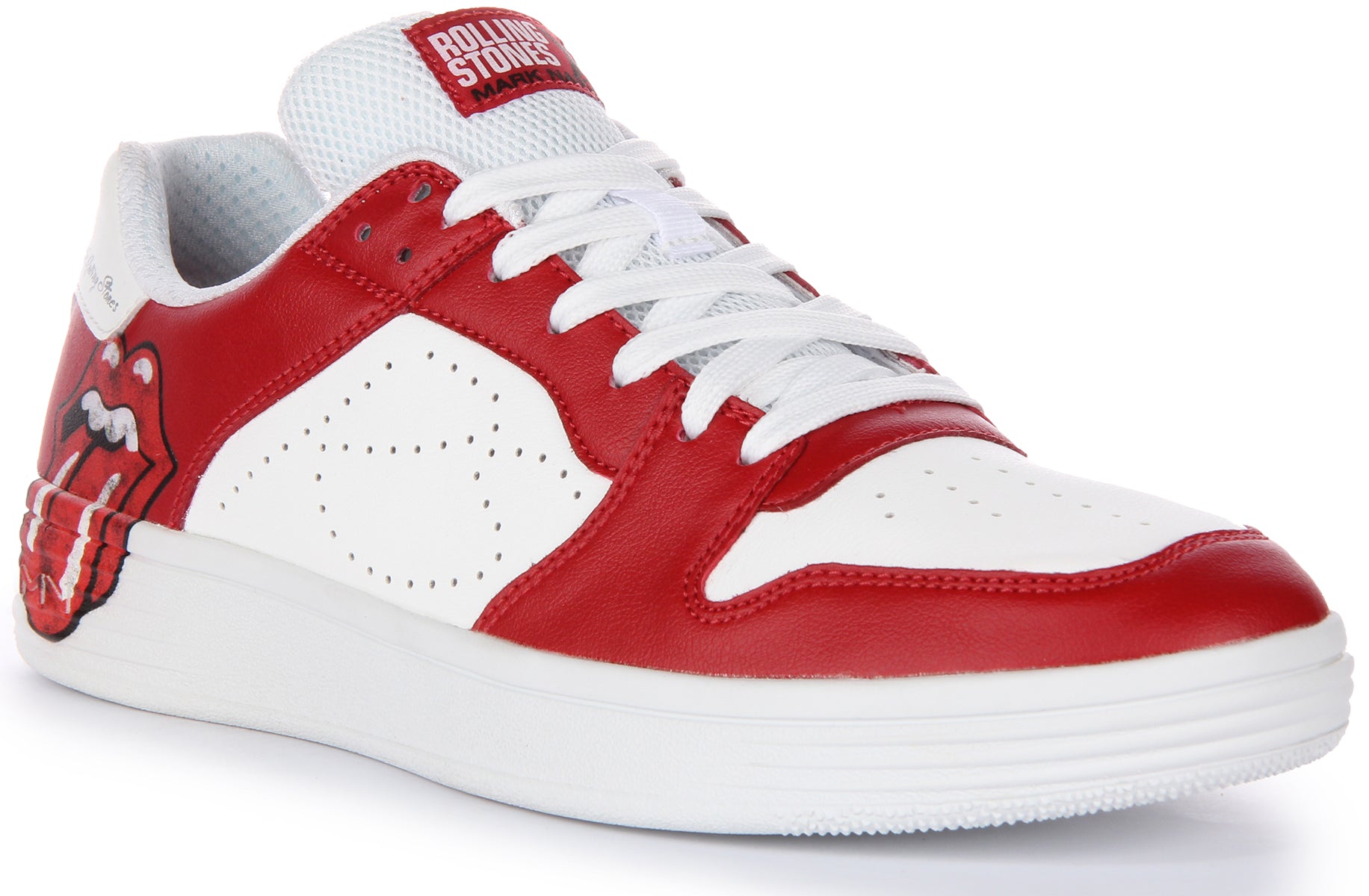 Mens red store skechers trainers