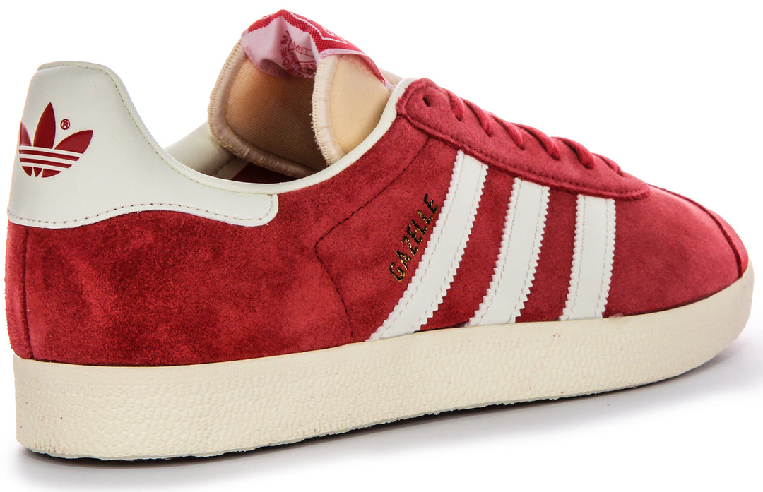 Adidas Gazelle In Red White For Men