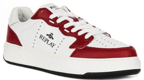Replay Kai Action In Red White For Men