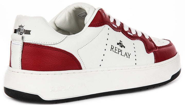 Replay Kai Action In Red White For Men