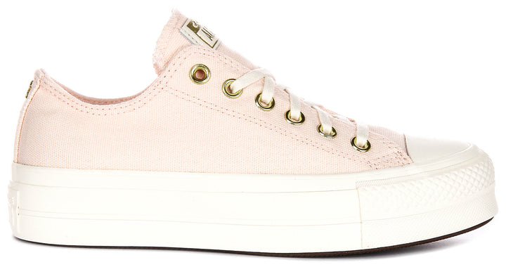 Converse Chuck Taylor All Star Lift Ox A12584C In Rose For Women