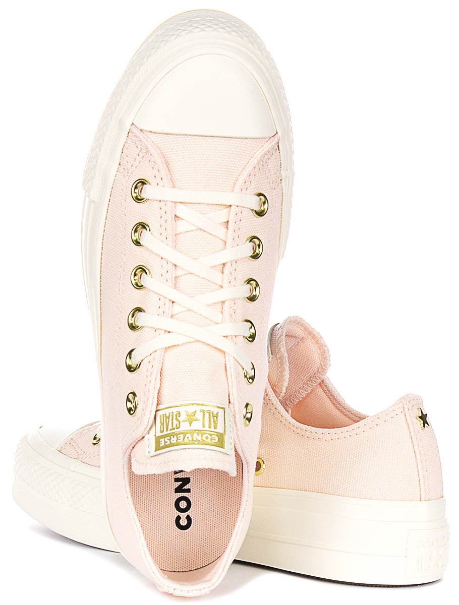 Converse Chuck Taylor All Star Lift Ox A12584C In Rose For Women
