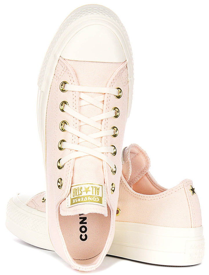 Converse Chuck Taylor All Star Lift Ox A12584C In Rose For Women