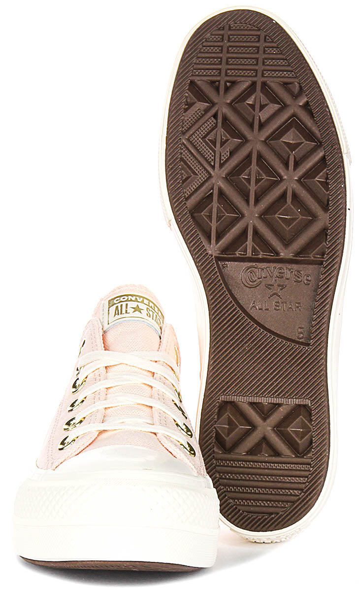 Converse Chuck Taylor All Star Lift Ox A12584C In Rose For Women