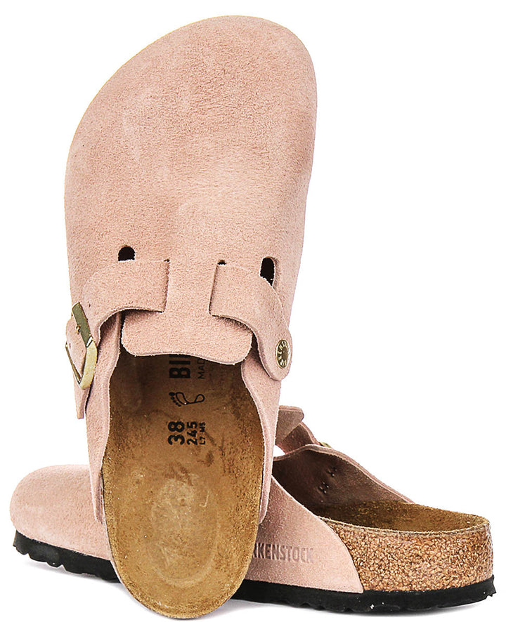 Birkenstock Boston BS In Rose | Regular Fit