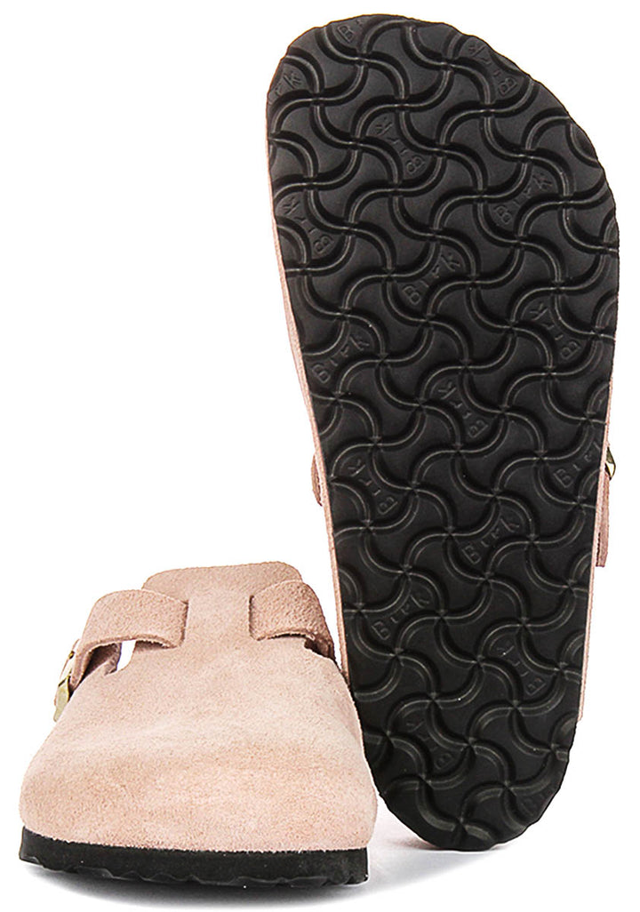 Birkenstock Boston BS In Rose | Regular Fit