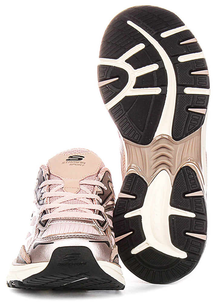 Skechers Stamina Sport In Rose For Women