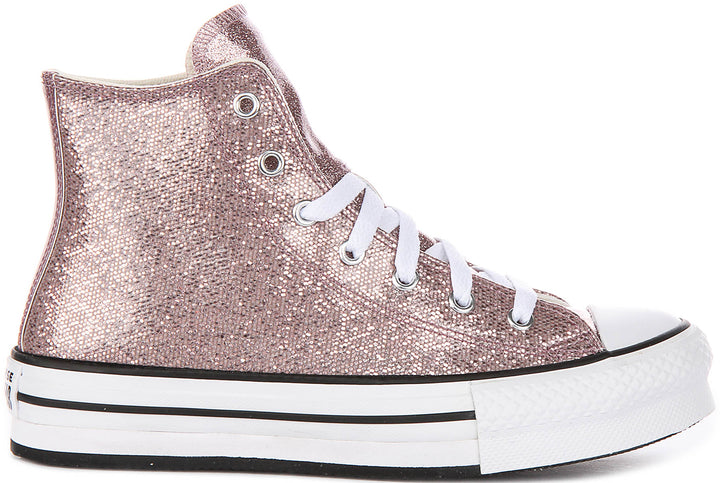 Converse A19097C In Rose Glitter For Junior