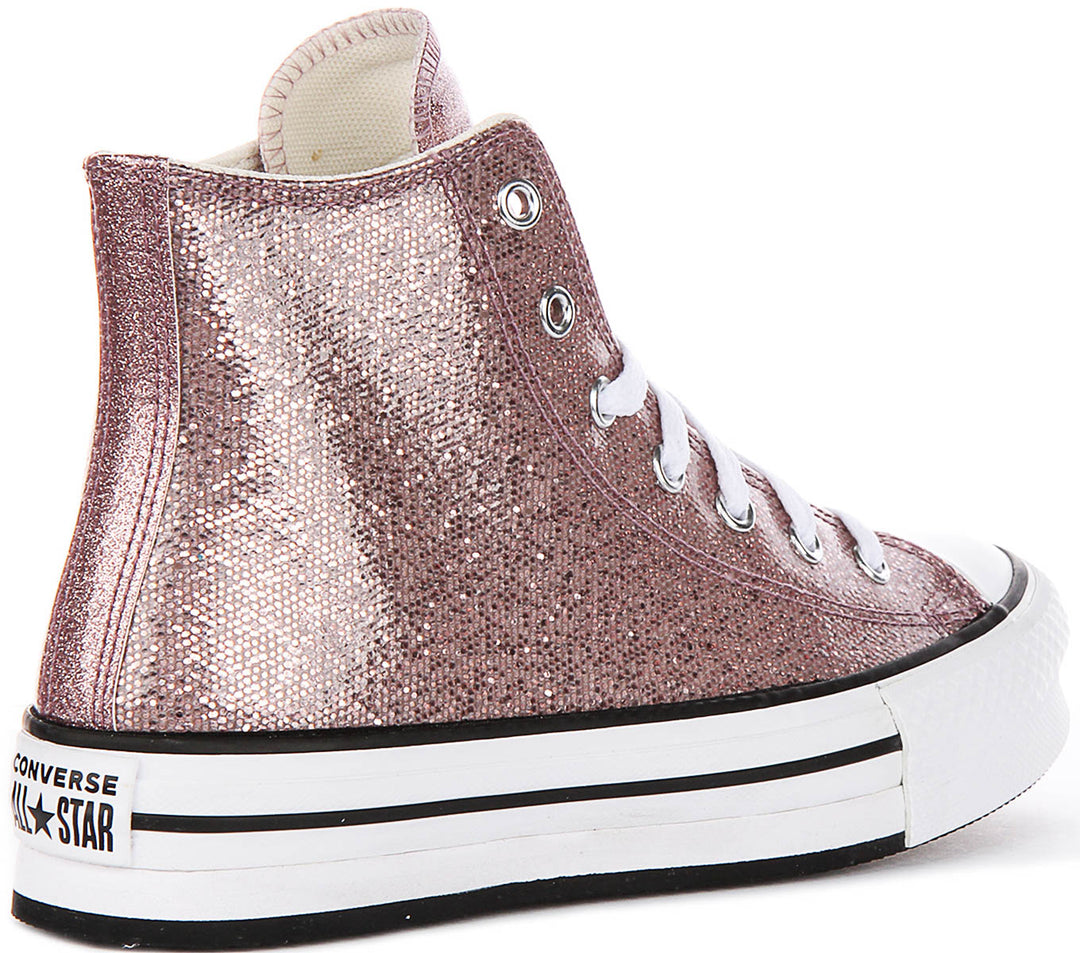 Converse A19097C In Rose Glitter For Junior
