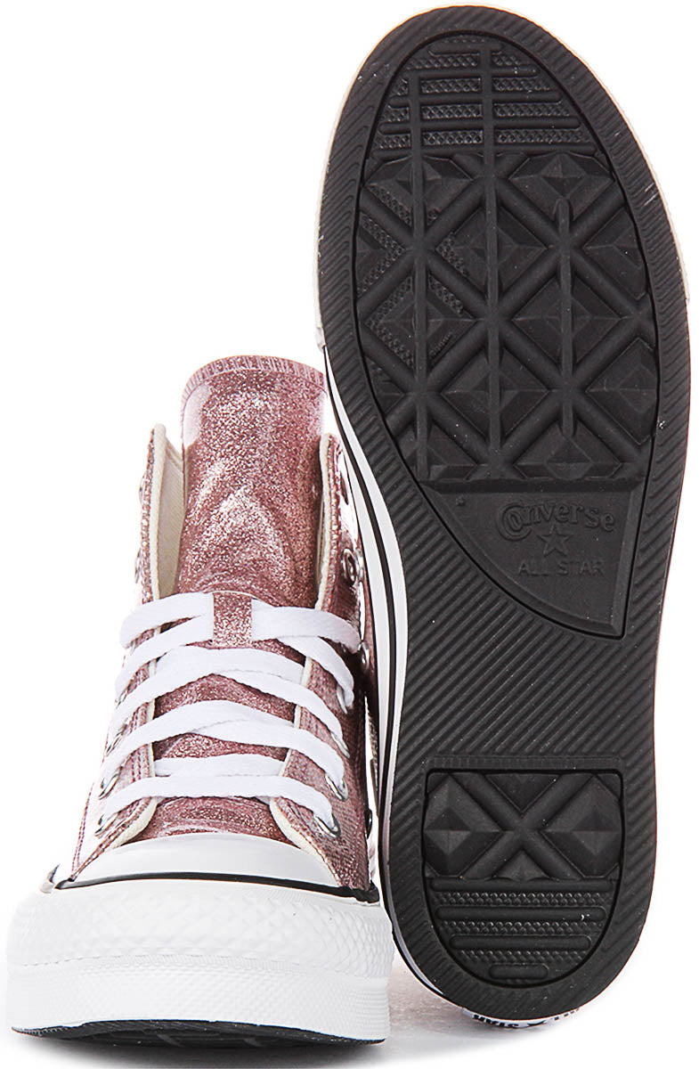 Converse A19097C In Rose Glitter For Junior