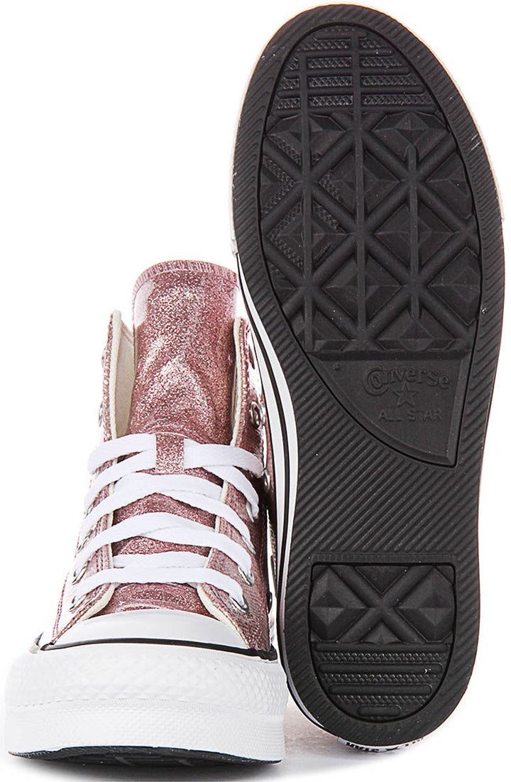 Converse A19097C In Rose Glitter For Junior