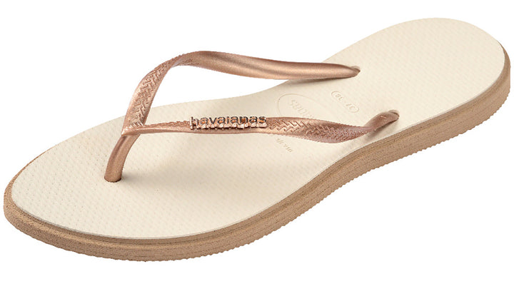 Havaianas Slim Point In Rose Gold For Women