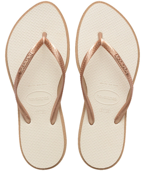 Havaianas Slim Point In Rose Gold For Women