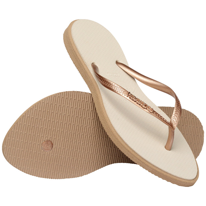 Havaianas Slim Point In Rose Gold For Women