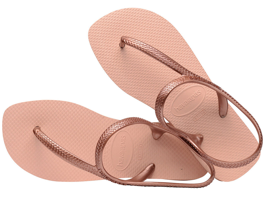 Havaianas Flash Urban Fc In Rose Gold For Women