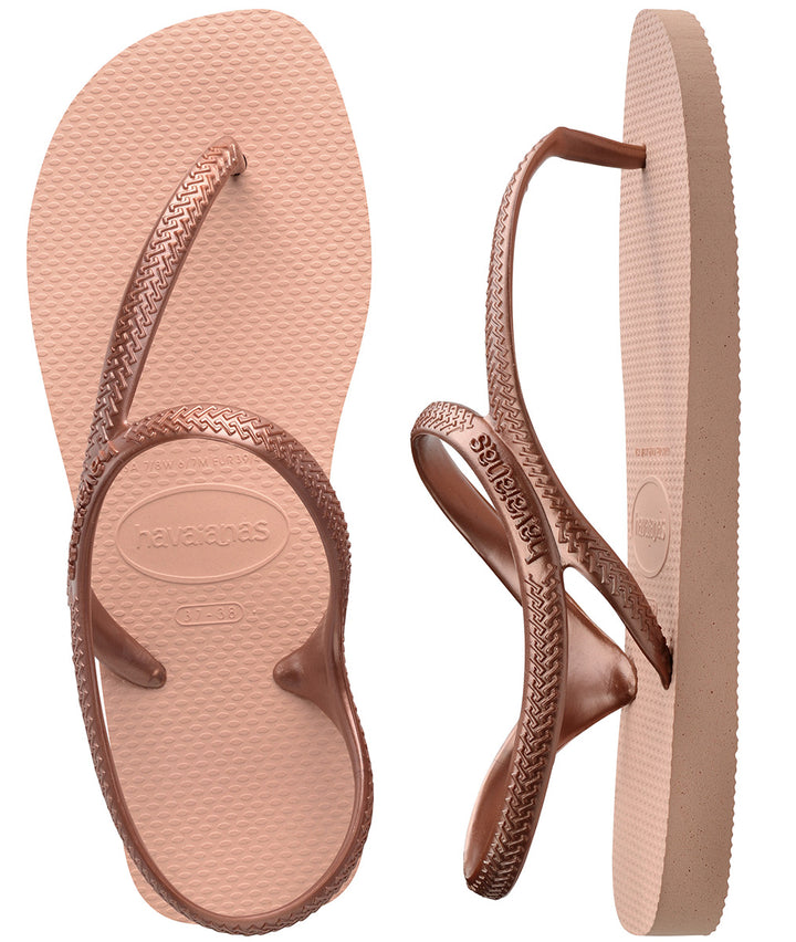Havaianas Flash Urban Fc In Rose Gold For Women