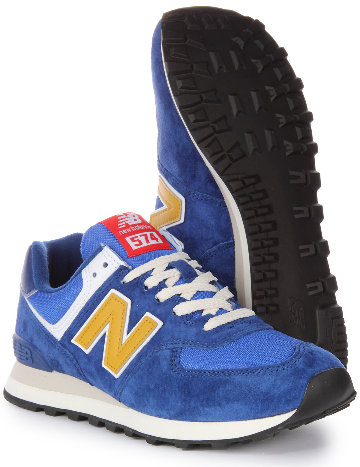 Royal blue and store yellow new balance