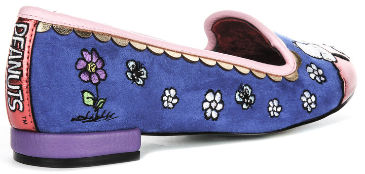 Irregular Choice X Peanuts My Friend Snoop In Royal Blue For Women