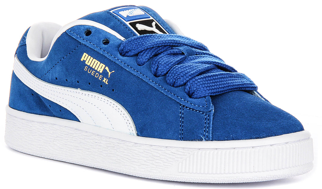 Puma Suede XL JR en Bleu Royal pour Junior