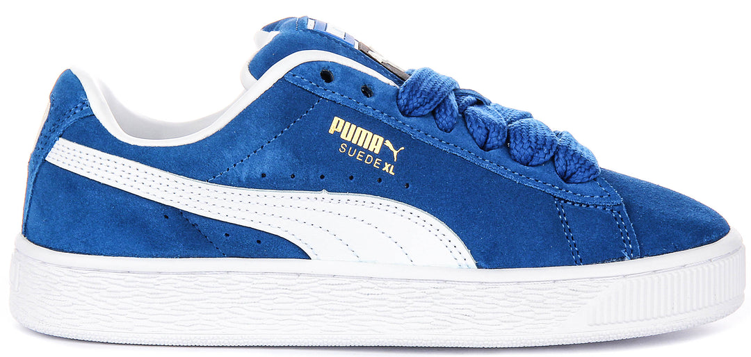 Puma Suede XL JR en Bleu Royal pour Junior