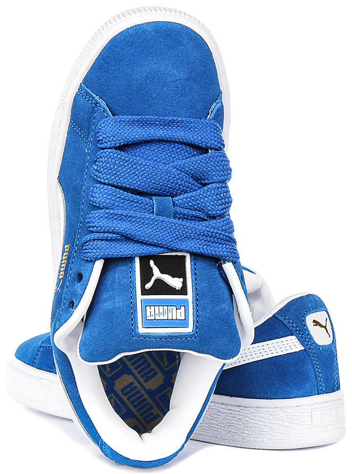 Puma Suede XL JR en Bleu Royal pour Junior