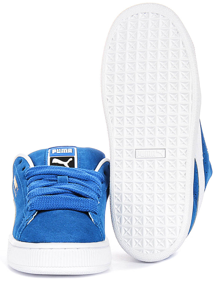 Puma Suede XL JR en Bleu Royal pour Junior