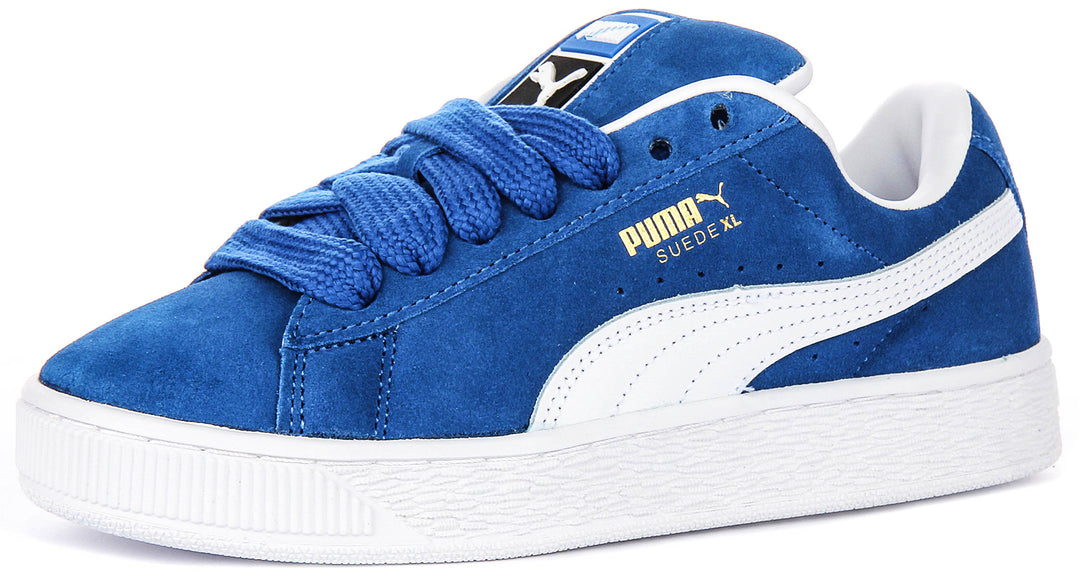 Puma Suede XL JR en Bleu Royal pour Junior