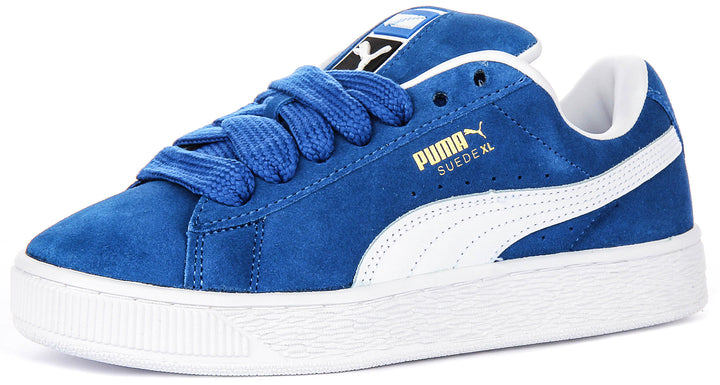 Puma Suede XL JR en Bleu Royal pour Junior