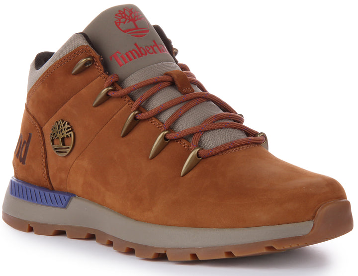 Timberland A61Fz Sprint Trekker Mid In Rust For Men