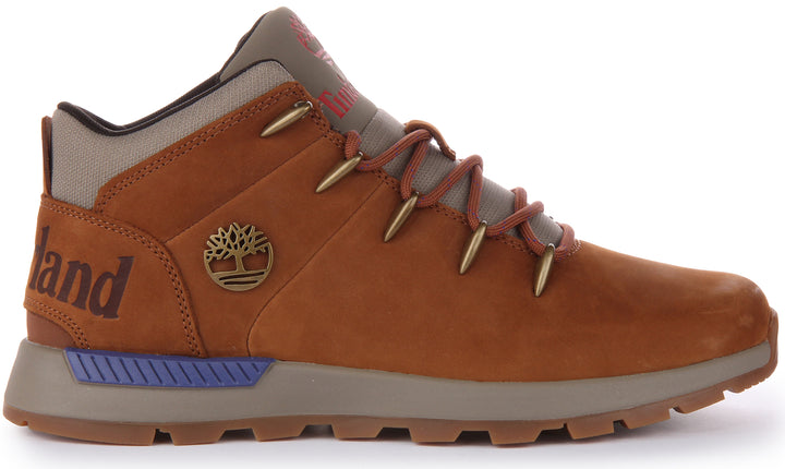 Timberland A61Fz Sprint Trekker Mid In Rust For Men