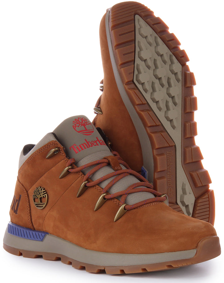 Timberland A61Fz Sprint Trekker Mid In Rust For Men