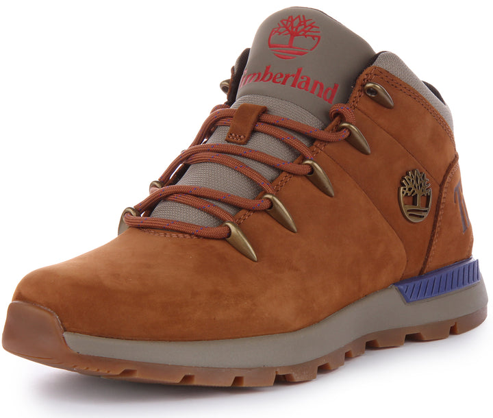 Timberland A61Fz Sprint Trekker Mid In Rust For Men