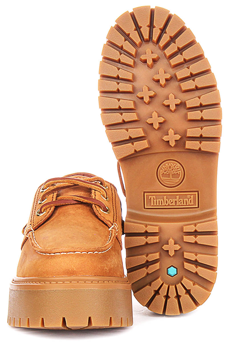 Timberland Stone Street Boat Shoes A2GVF In Rust For Women
