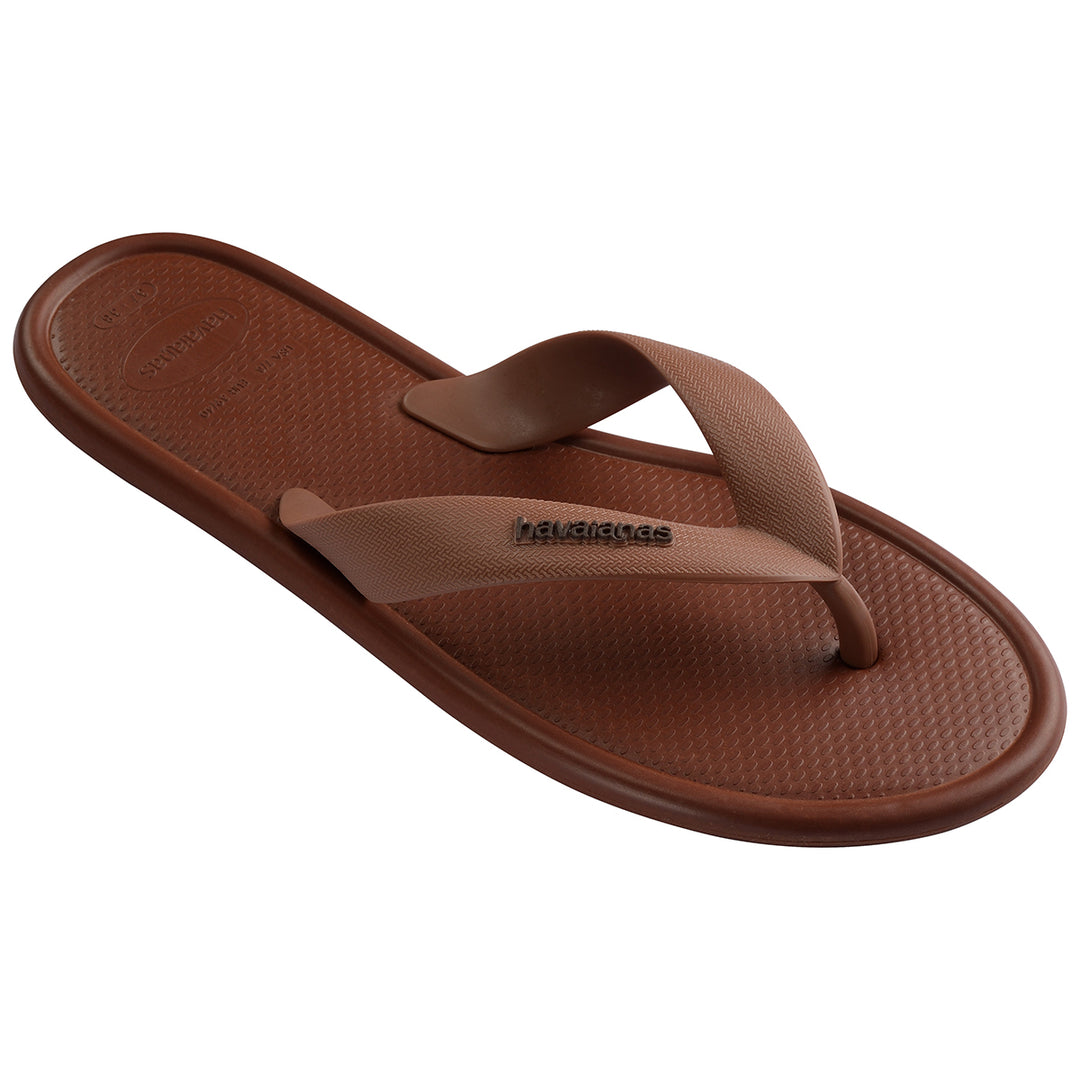 Havaianas Puffed Up Flip Flop In Rust For Women