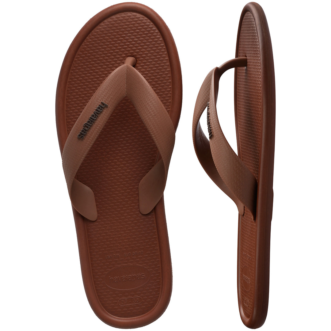 Havaianas Puffed Up Flip Flop In Rust For Women