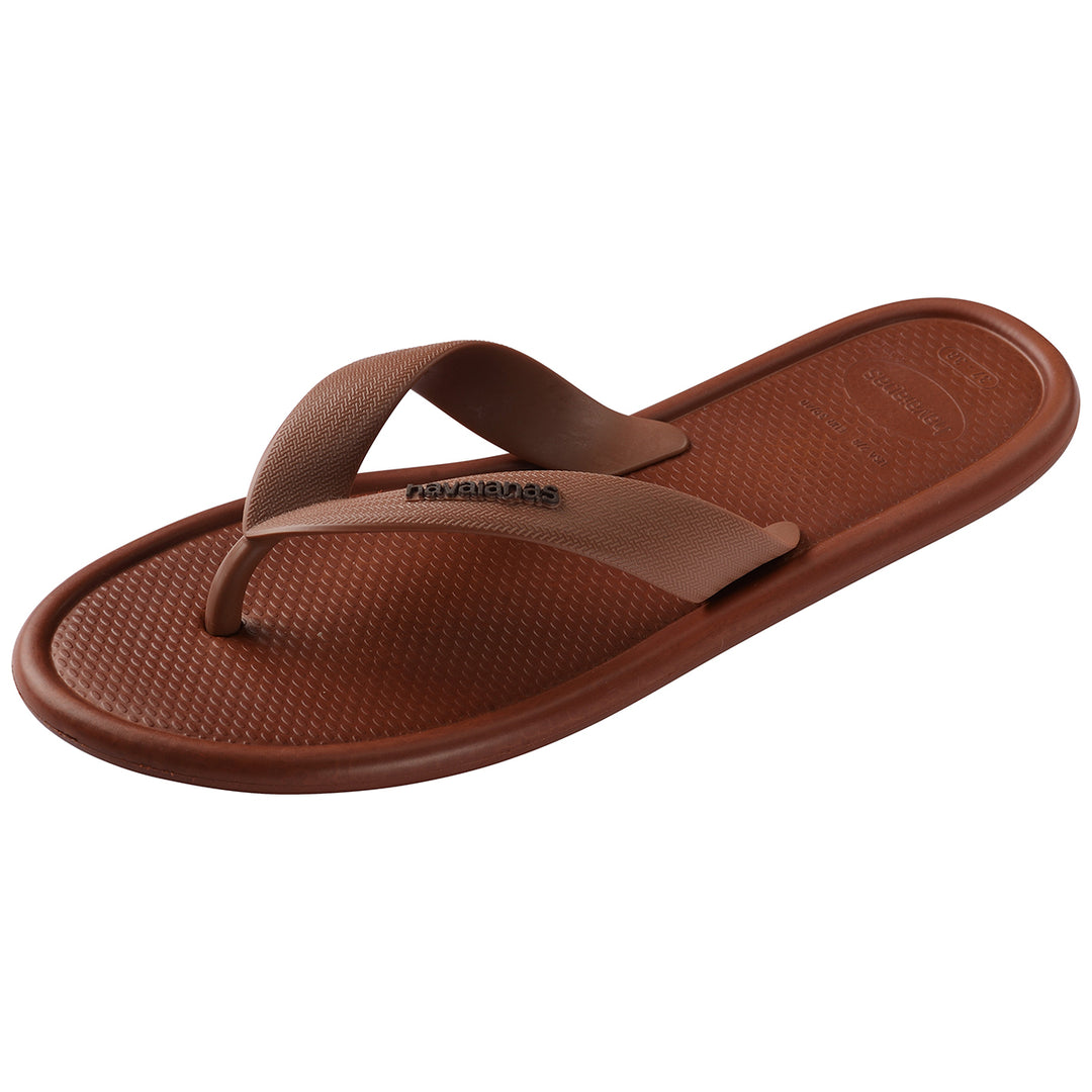 Havaianas Puffed Up Flip Flop In Rust For Women