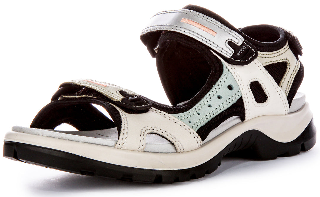 Ecco Offroad Sandal In Sage Green For Women