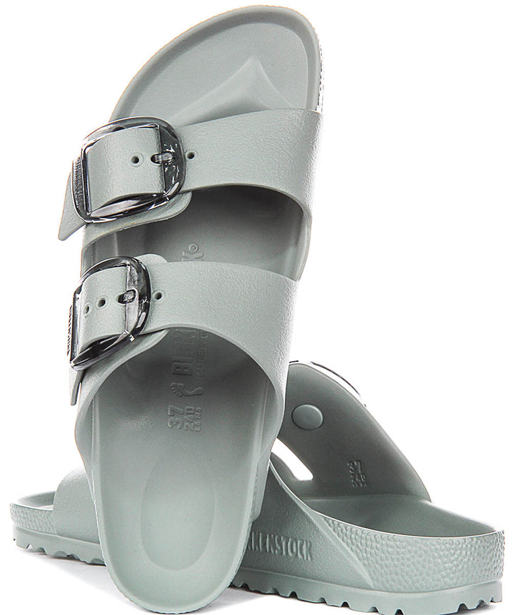 Birkenstock Arizona Big Buckle Eva In Sage Green For Women | Narrow Fit