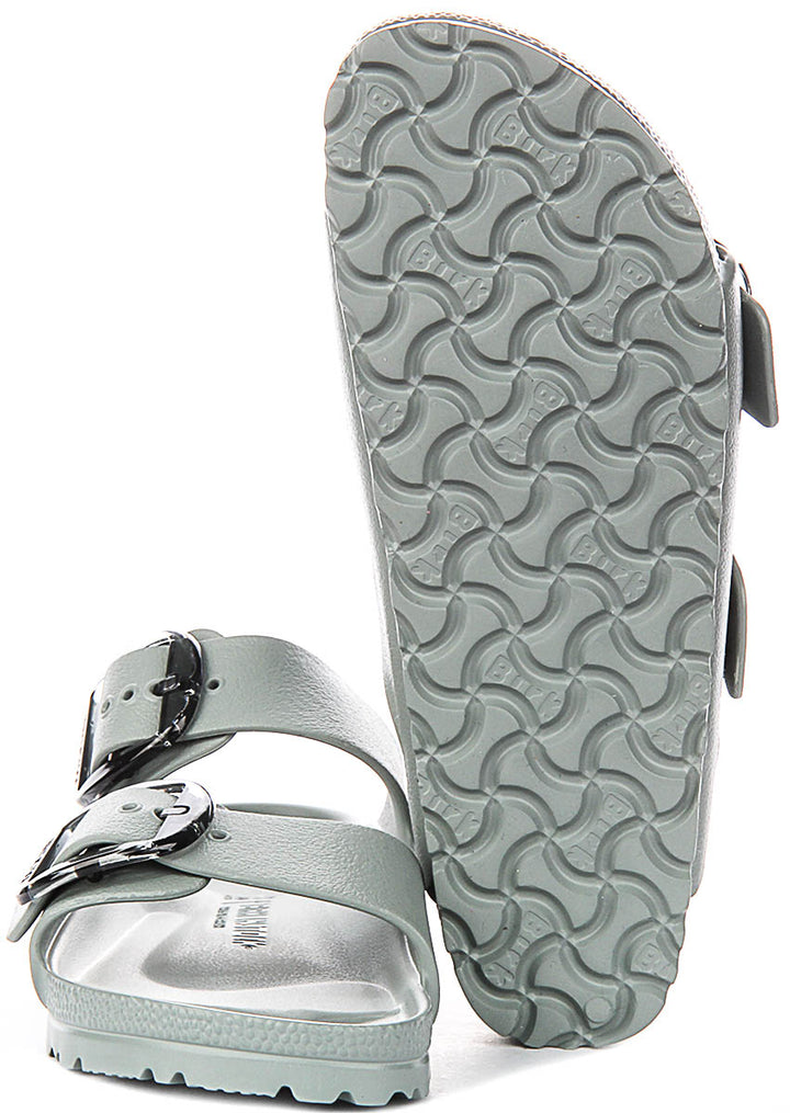 Birkenstock Arizona Big Buckle Eva In Sage Green For Women | Narrow Fit