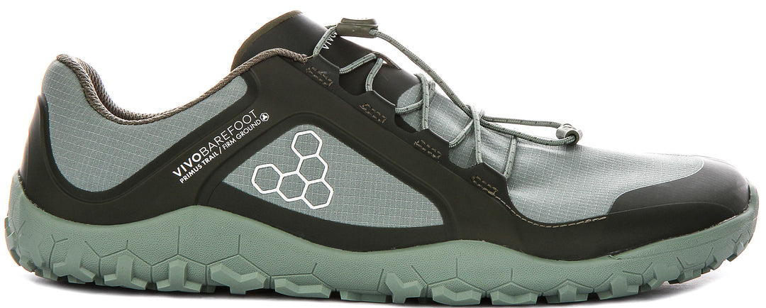 Vivobarefoot Primus Trail 3 In Sage Green For Men