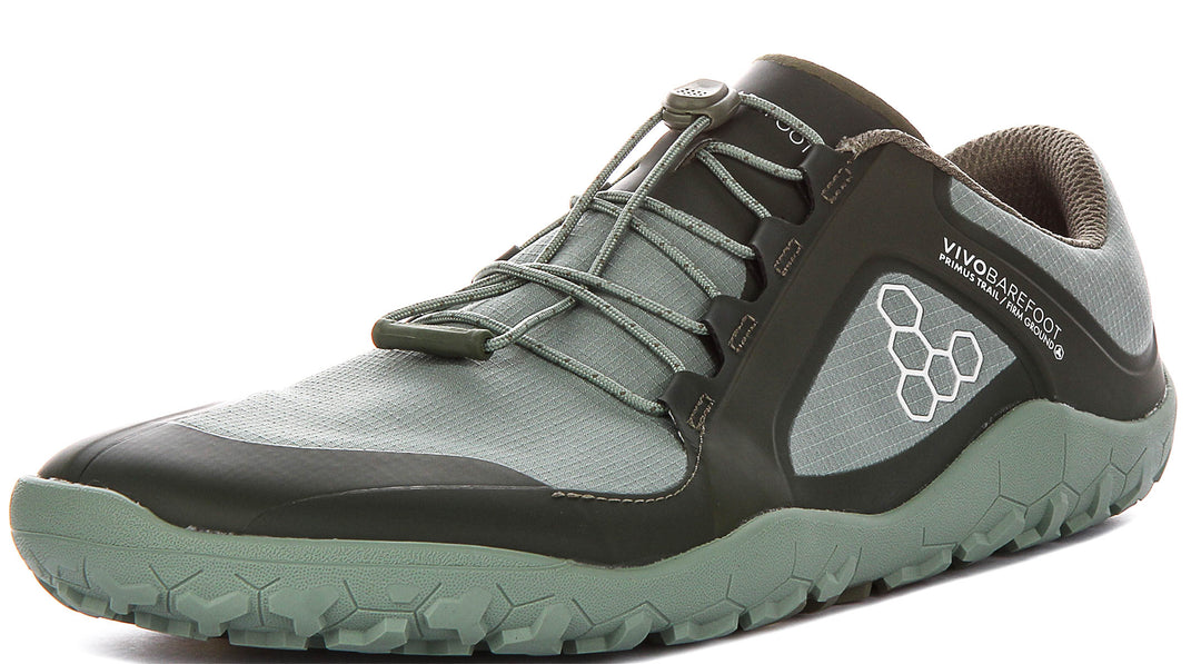 Vivobarefoot Primus Trail 3 In Sage Green For Men