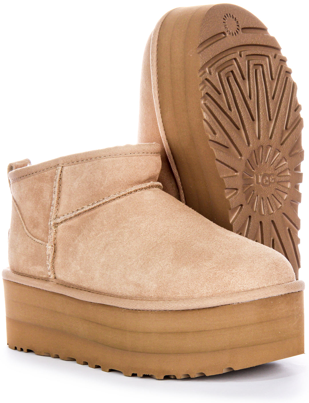 Ugg Australia Classic Ultra Mini Sand For Women Platforms