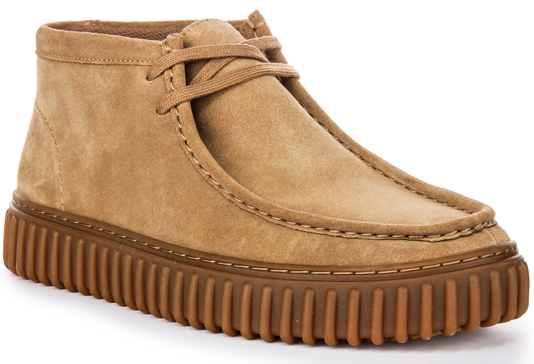 Clarks Torhill Hi トーヒルハイ ベージュ27cm Clarks Torhill Hi In Suede Sand For Men | Lace up Chukka Boots