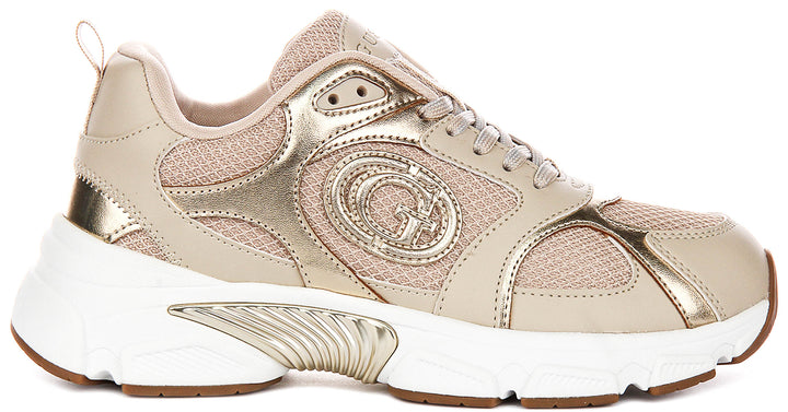 Guess Ibitha In Sand Sneakers For Women