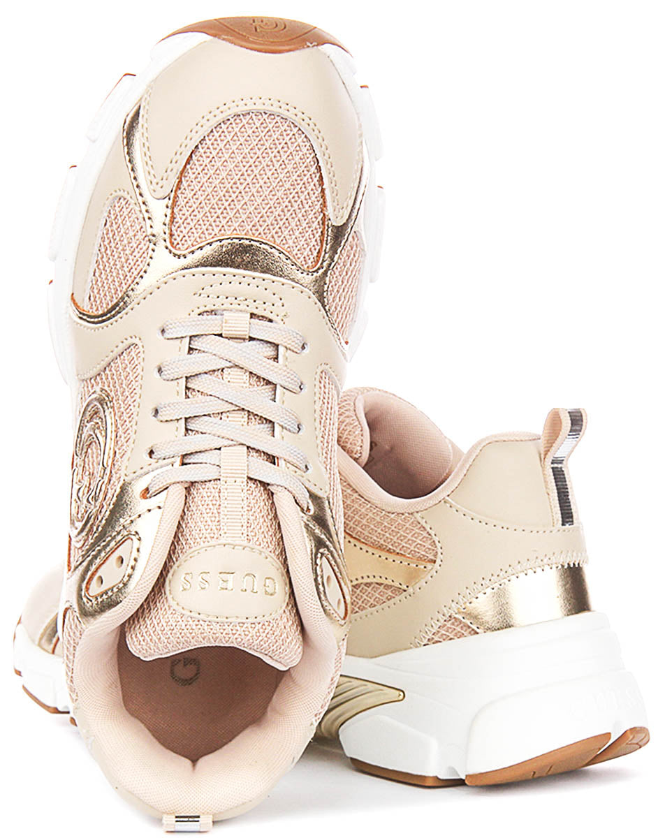 Guess Ibitha In Sand Sneakers For Women